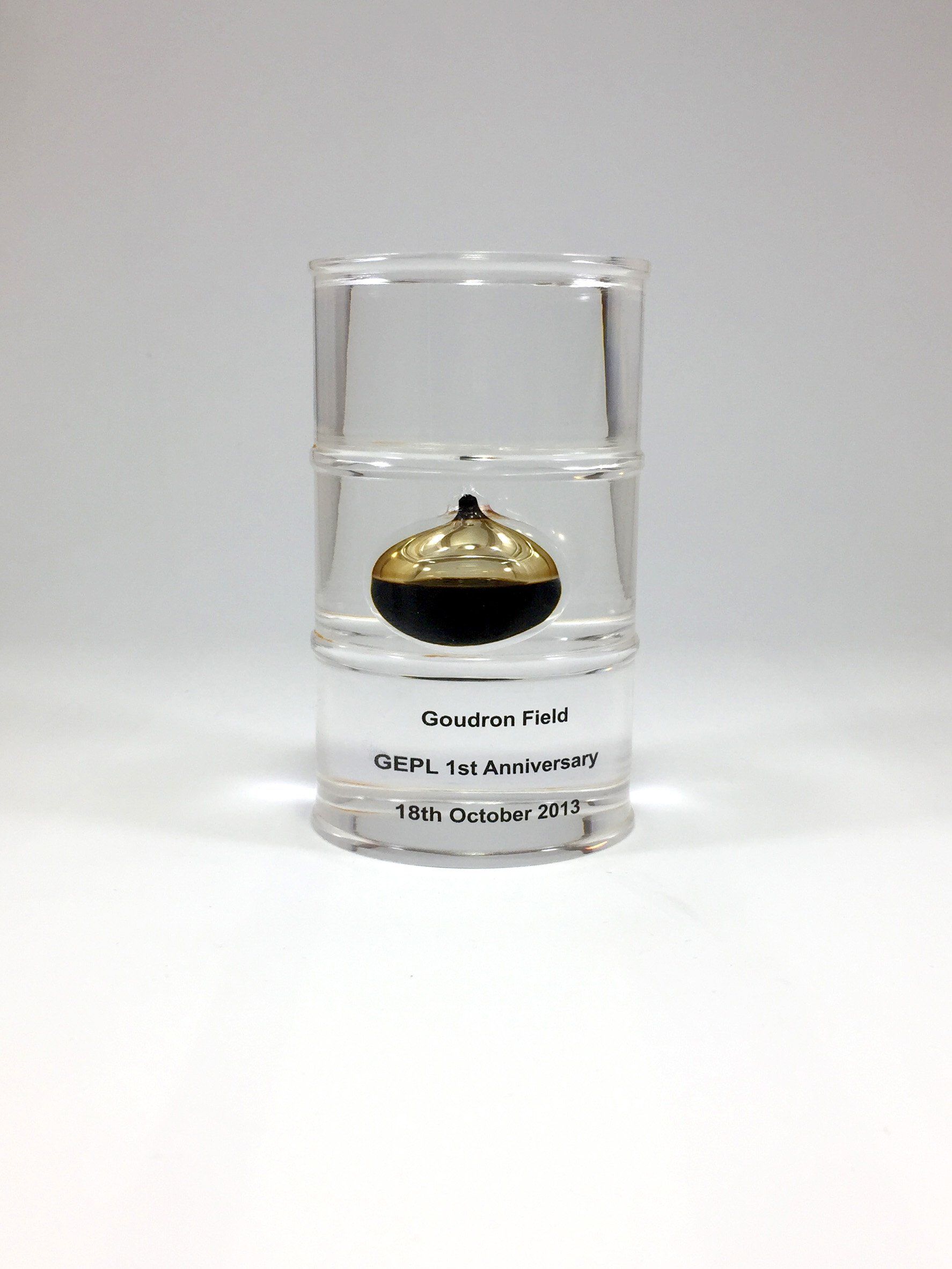 crystal oil drop award, oil drop award