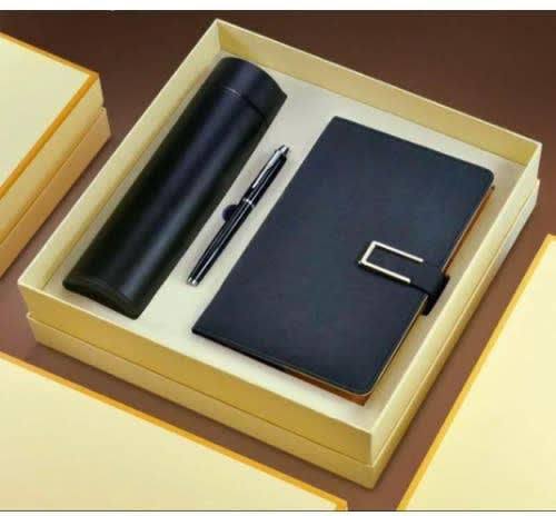 3in1 giftset-pen-notebook-waterbottle-thermoflask-writing material