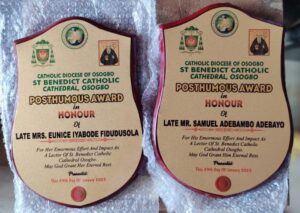 wooden award