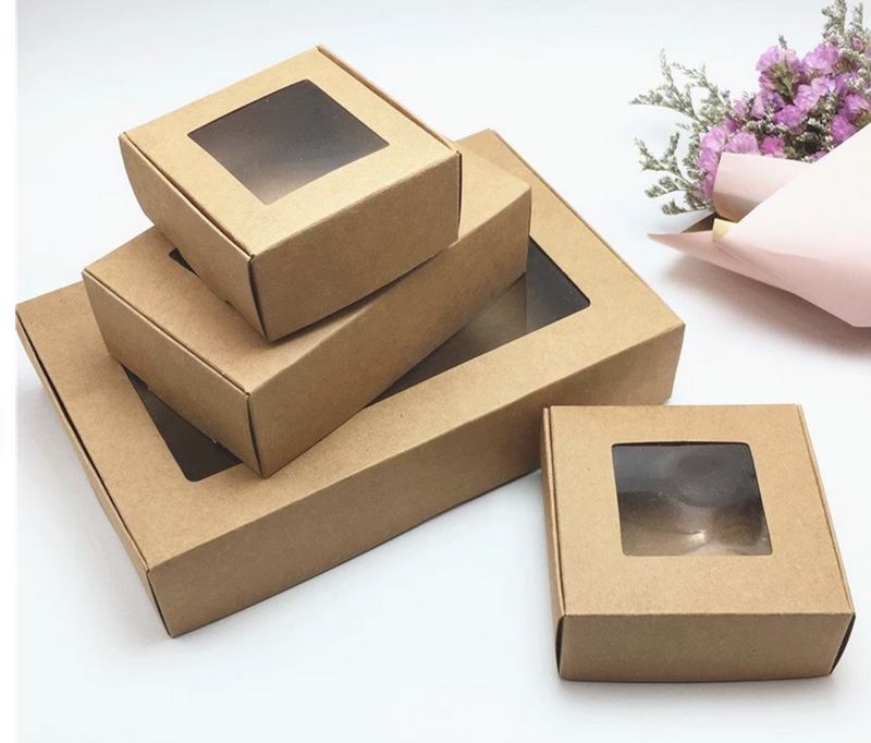 Screenshot 2023-06-19 at 16-51-45 200x PVC Clear Window Kraft Paper Box Product Packaging Box - Etsy Australia