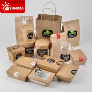 Eco-friendly-paper-bag-packaging-ideas-for-food-business-food-boxes-pizza-box-packaging-plate