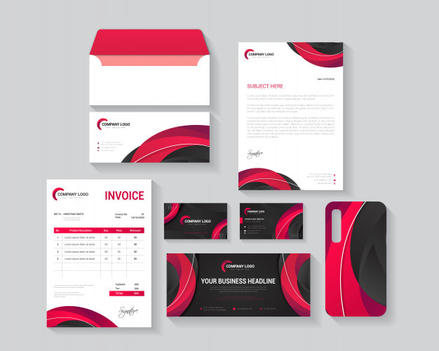 business card-envelop-letterheads