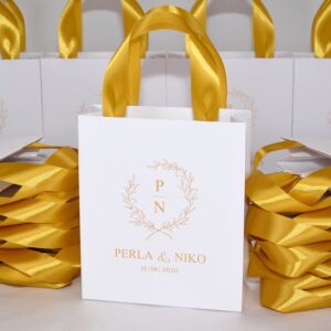 paperbag with ribbon