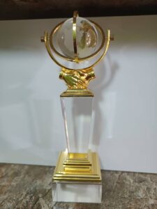 crystal trophy awards