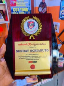 wooden award