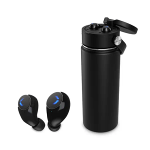 stainless steel vacuum flask with earpod