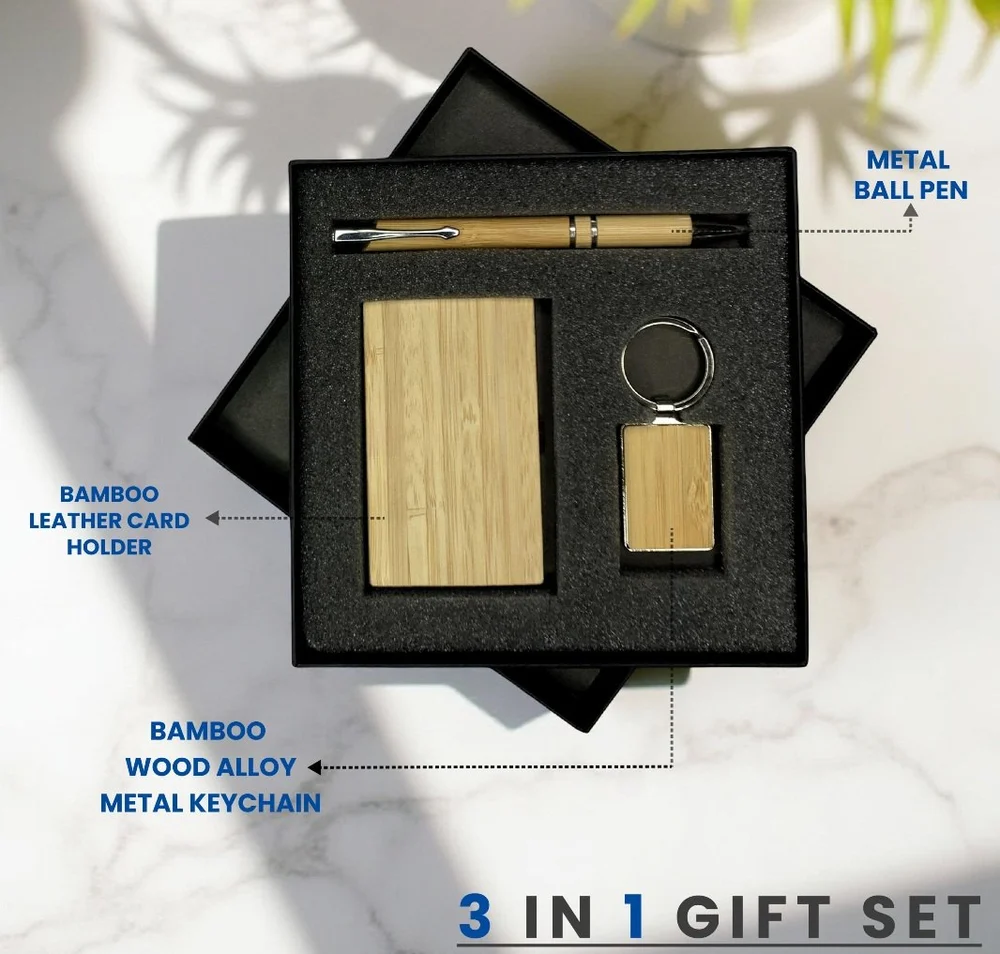 3pcs bamboo set(key ring, cardcase, pen) 3pcs bamboo set(key ring, cardcase, pen)