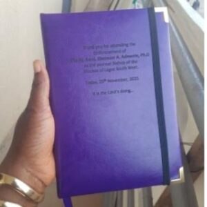 custom made leather notebook