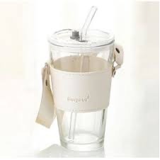 oh straw glass with rope handle