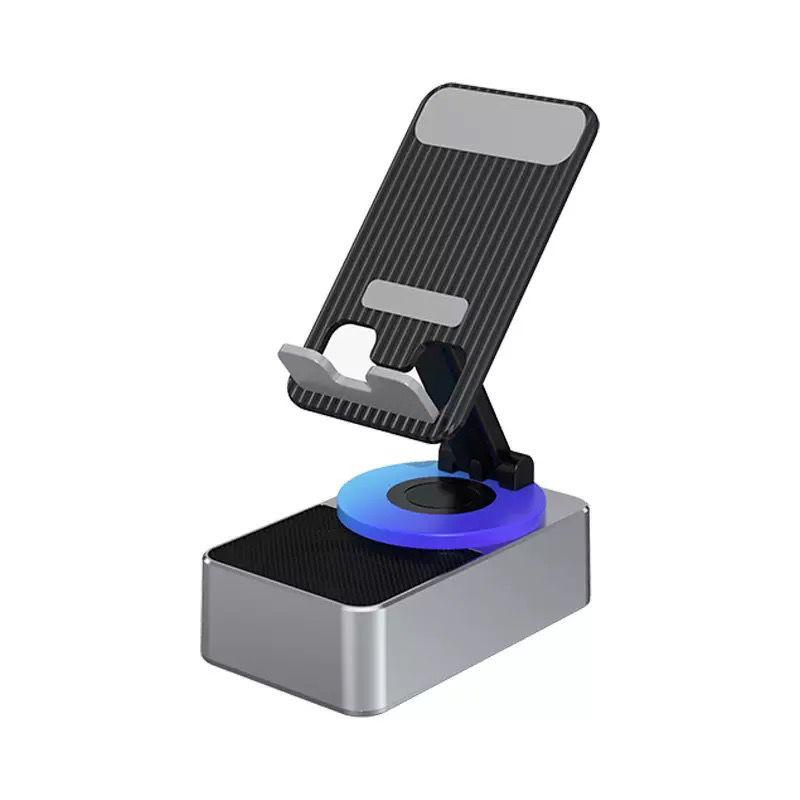 bluetooth speaker with phone holder and 1000mah powerbank bluetooth speaker with phone holder and 1000mah powerbank