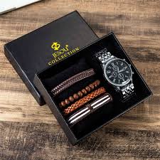 Home men watch and hand bangles